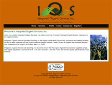 Tablet Screenshot of integratedorganic.com